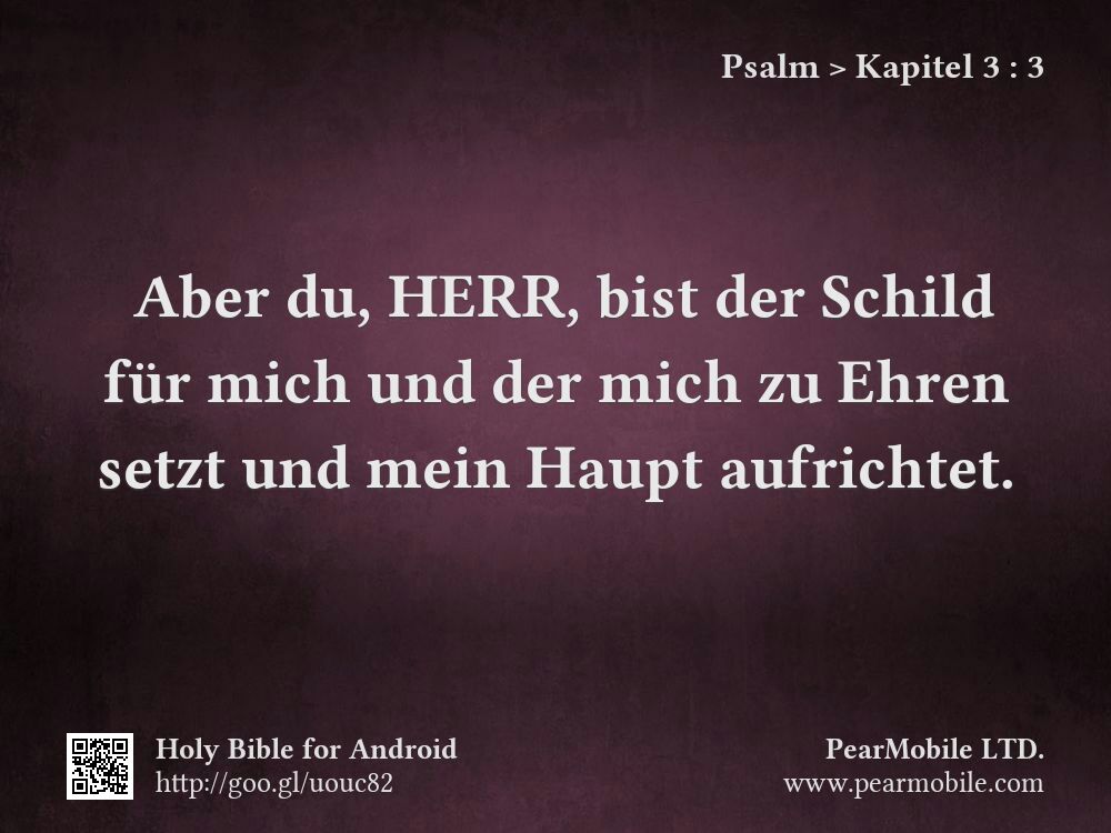 Psalm, Kapitel 3:3
